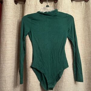 Green Long Sleeve Body Suit